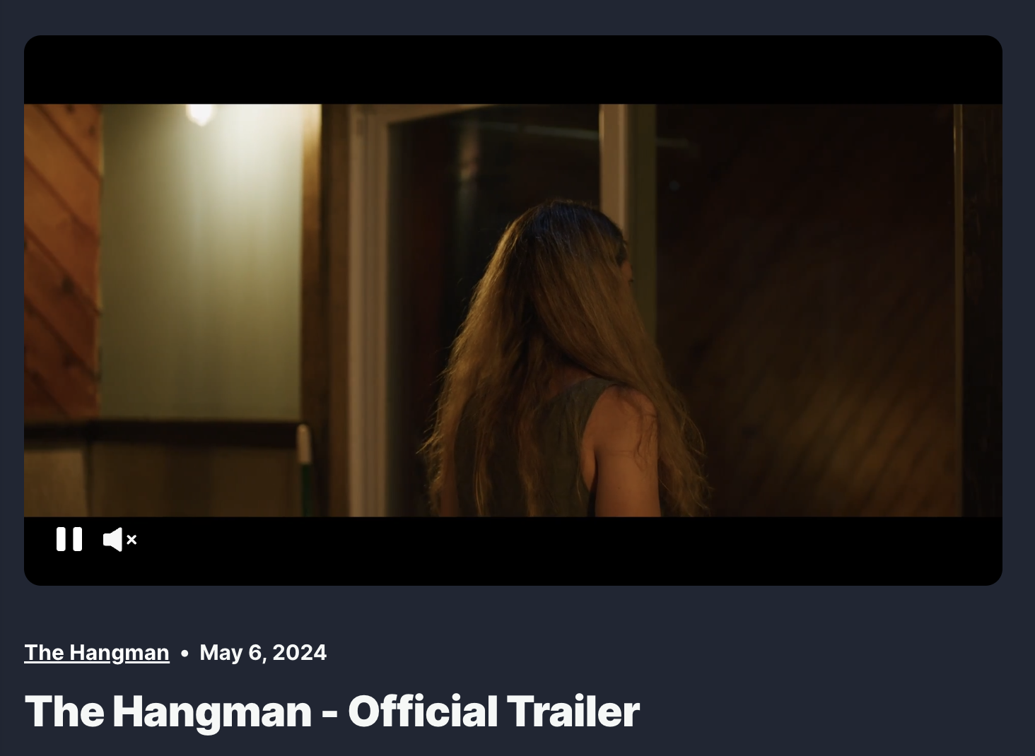 The Hangman - Official Trailer